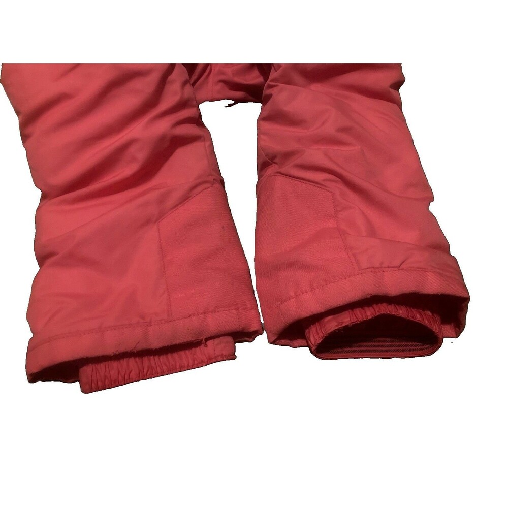 Girls size S Cat & Jack Pink Insulated Polyester Snow Bib Pants Winter - Picture 5 of 6